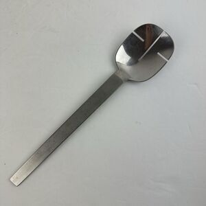 Arthur Salm MCM Stainless Steel Salad Serving Slotted Pierced Spoon Austria VTG